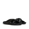 Marni Bubble twist-detail leather sandals - Black