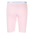 Dsquared2 logo-waistband stretch-cotton cycling shorts - Pink