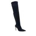 Casadei Julia 110mm above-knee boots - Blue