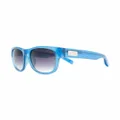 Linda Farrow gradient square-frame sunglasses - Blue