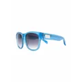 Linda Farrow gradient square-frame sunglasses - Blue