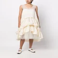 Simone Rocha sleeveless drop waist Tutu dress - White