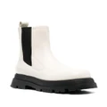 Ash elasticated side-panel boots - Neutrals