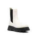 Ash elasticated side-panel boots - Neutrals