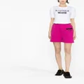 Moschino logo-print track shorts - Pink