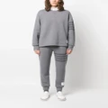 Thom Browne stripe-detail knit jumper - Grey