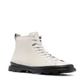 Camper Brutus lace-up leather boots - Neutrals
