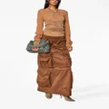 Diesel O-Nita cargo-pocket elasticated maxi skirt - Brown