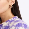 Oscar de la Renta Fortuna crystal-embellished earrings - Gold
