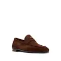 Magnanni penny-slot suede loafers - Brown