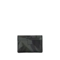 TOM FORD camouflage-pattern leather cardholder - Green