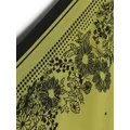 Destin Silky floral-jacquard scarf - Green