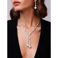 Yoko London 18kt white gold South Sea pearl and diamond necklace - Silver