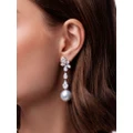 Yoko London 18kt white gold South Sea pearl and diamond earrings - Silver