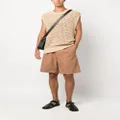 Nanushka low-rise cotton shorts - Brown