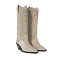 ANINE BING Tania 70mm leather western knee boots - Neutrals