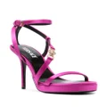 Versace 110mm Medusa satin sandals - Pink