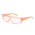 Retrosuperfuture Zed geomnetric-frame sunglasses - Orange