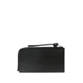 Jil Sander logo-lettering leather wallet - Black