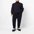 Giorgio Armani high-waist tapered-leg trousers - Blue