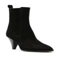 ISABEL MARANT 75mm suede pointed-toe boots - Black