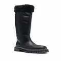 Proenza Schouler lug sole knee high boots - Black