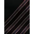 Lanvin grosgrain-embellished silk tie - Black
