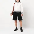 Barrie Mottled zip-up cashmere cardigan - Neutrals