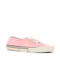 Bally striped-edge lace-up sneakers - Pink