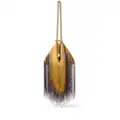 Jimmy Choo Callie crystal-embellished shoulder bag - Gold