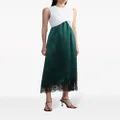 3.1 Phillip Lim draped cotton midi dress - Green
