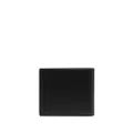 Moschino logo-print bi-fold leather wallet - Black