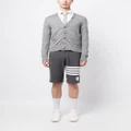Thom Browne 4-Bar cotton track shorts - Grey