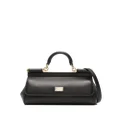 Dolce & Gabbana small Sicily leather tote bag - Black