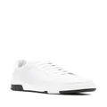 Moschino leather lace-up sneakers - White