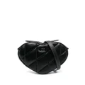 Coach heart-shape crossbody bag - Black