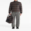 ETRO check-pattern padded jacket - Brown