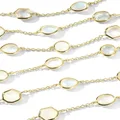 IPPOLITA 18kt yellow-gold Rock Candy Stone Station moonstone necklace