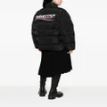 Balenciaga Political Campaign C-shape puffer jacket - Black