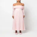Giambattista Valli Georgette fully-pleated dress - Pink