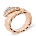 Bvlgari Pre-Owned 18kt rose gold Serpenti diamond ring