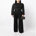 Nili Lotan Flavie box-pleat tailored trousers - Black