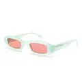 Retrosuperfuture Tutto Lattementa oval-frame sunglasses - Green