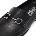 Ferragamo Gancini-plaque mocassin loafers - Black
