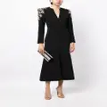 Jenny Packham Kay crystal-embellished midi dress - Black