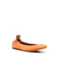 Lanvin leather ballerina shoes - Orange