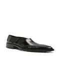 Jil Sander pointed-toe leather loafers - Black