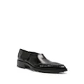 Jil Sander pointed-toe leather loafers - Black