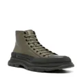 Alexander McQueen Tread Slick high-top leather sneakers - Green
