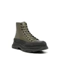 Alexander McQueen Tread Slick high-top leather sneakers - Green